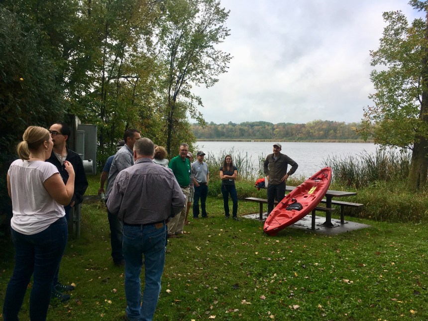 Garrett Miller talks about lake mapping on Shields