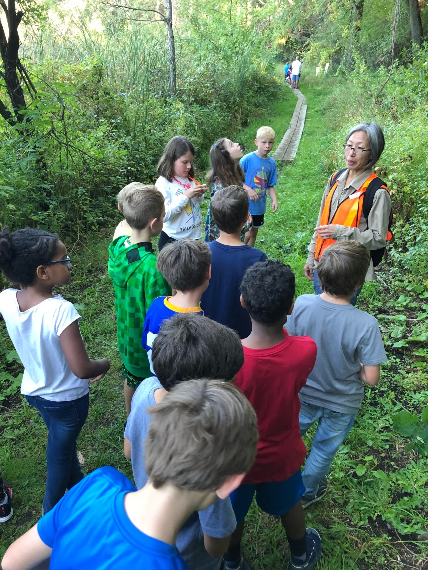 Stephanie Wang teaches local students