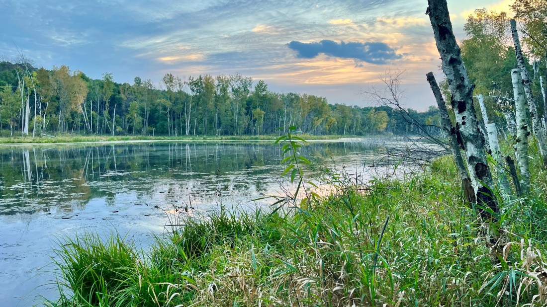 Sunrise over Sunfish Lake